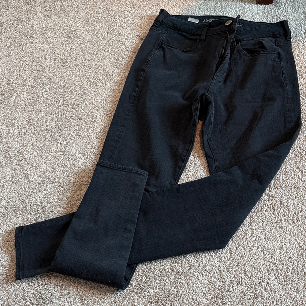 American Eagle Outfitters Black Skinny Jeans - Women's
